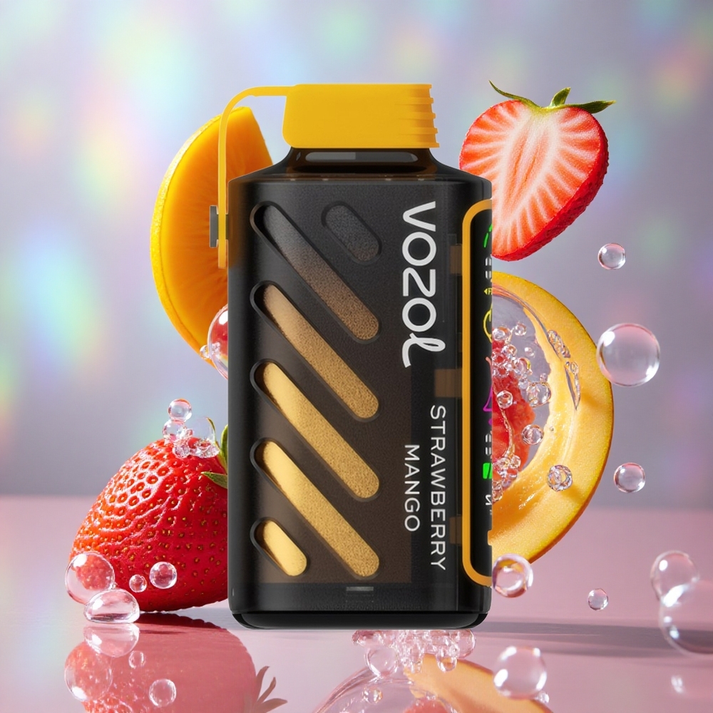 Јагода Манго VOZOL Gear Power 20000 Puffs Дуал Месх Цоил