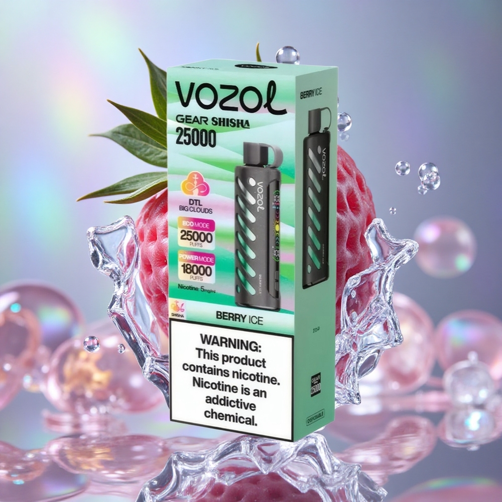 Bobi led VOZOL Gear Shisha 25000 Puffs Dual Mesh