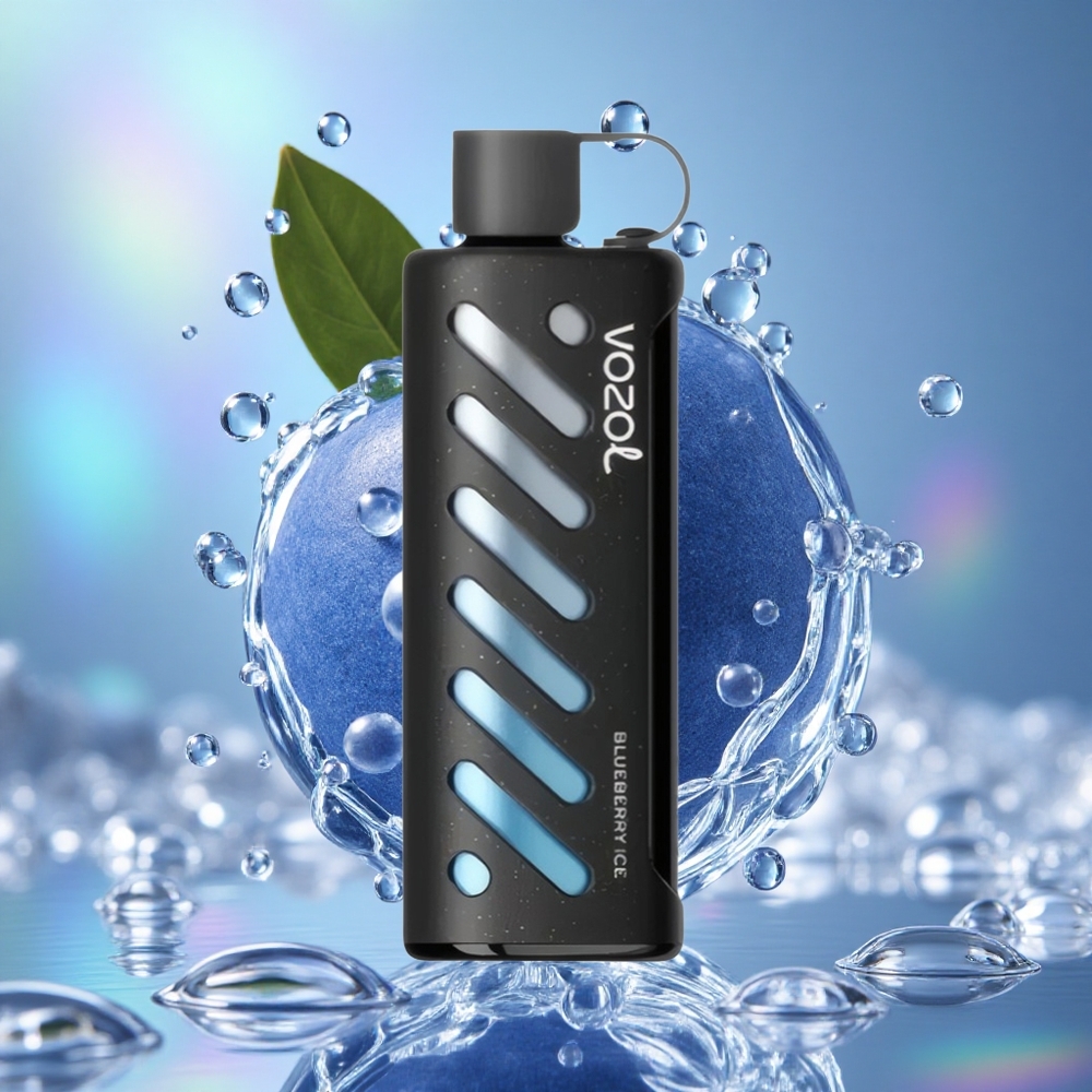 Borovnica Led VOZOL Gear Shisha 25000 Puffs Dual Mesh Režimi