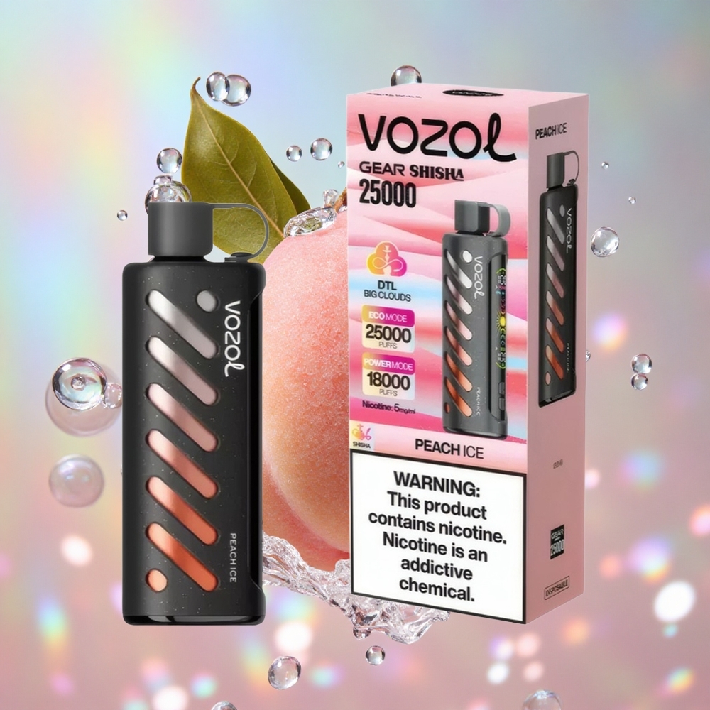 Breskva Led VOZOL Gear Shisha 25000 Puda Dual Mesh Dual Modes