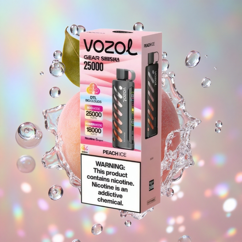 Breskva Led VOZOL Gear Shisha 25000 Puda Dual Mesh Dual Modes