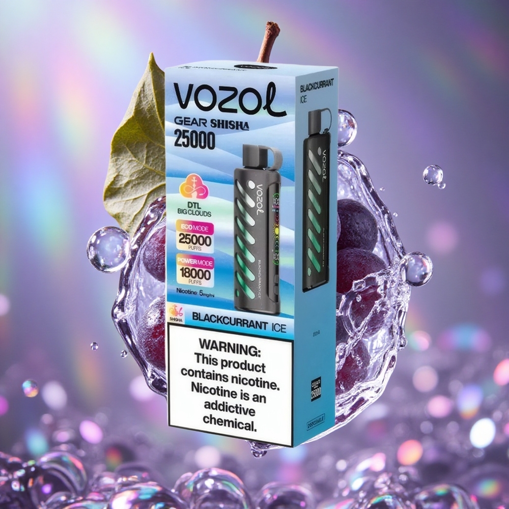 Breskva Led VOZOL Gear Shisha 25000 Puffs Dual Mesh