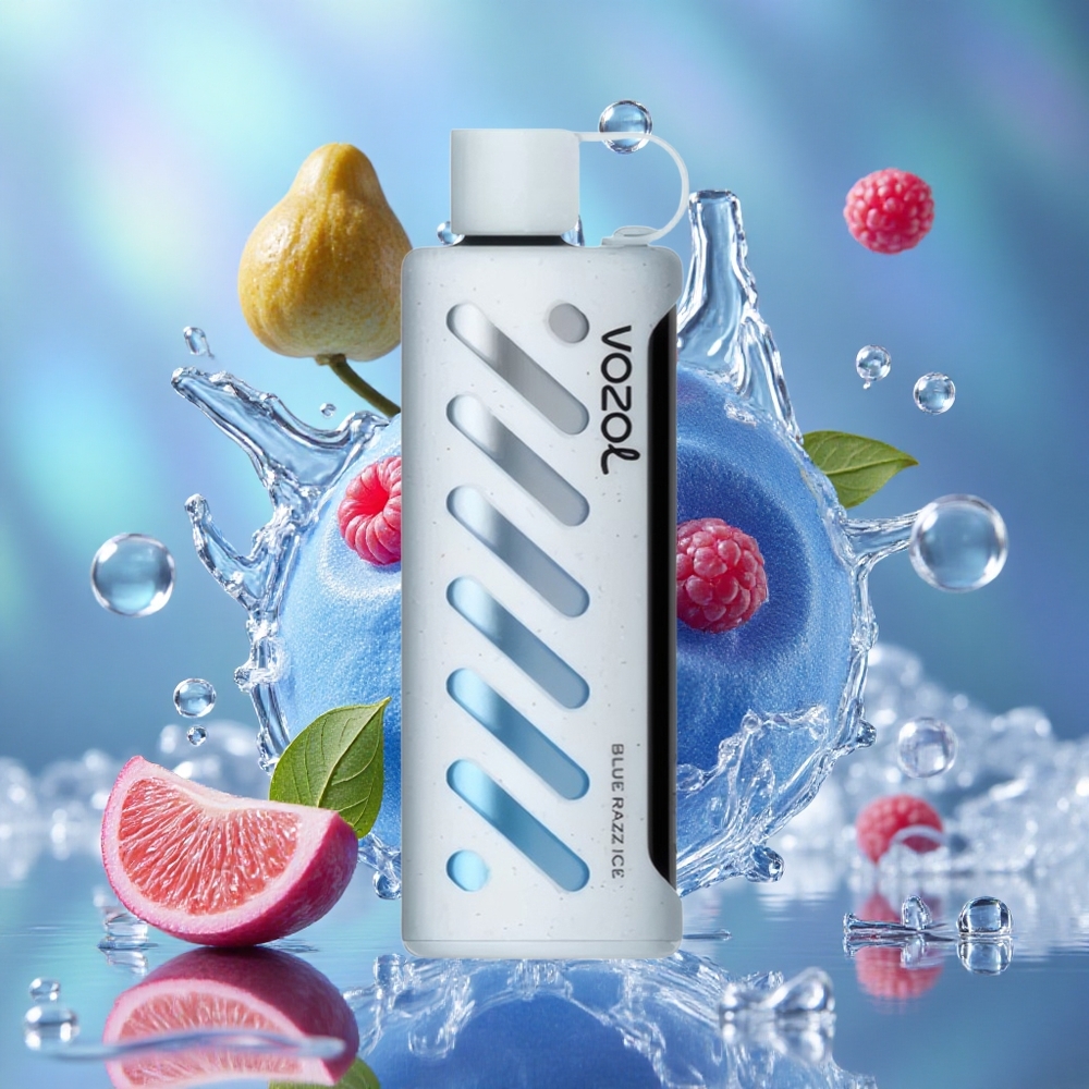 Plava Malina Led VOZOL Gear Shisha 25000 Puffs Dual Mesh