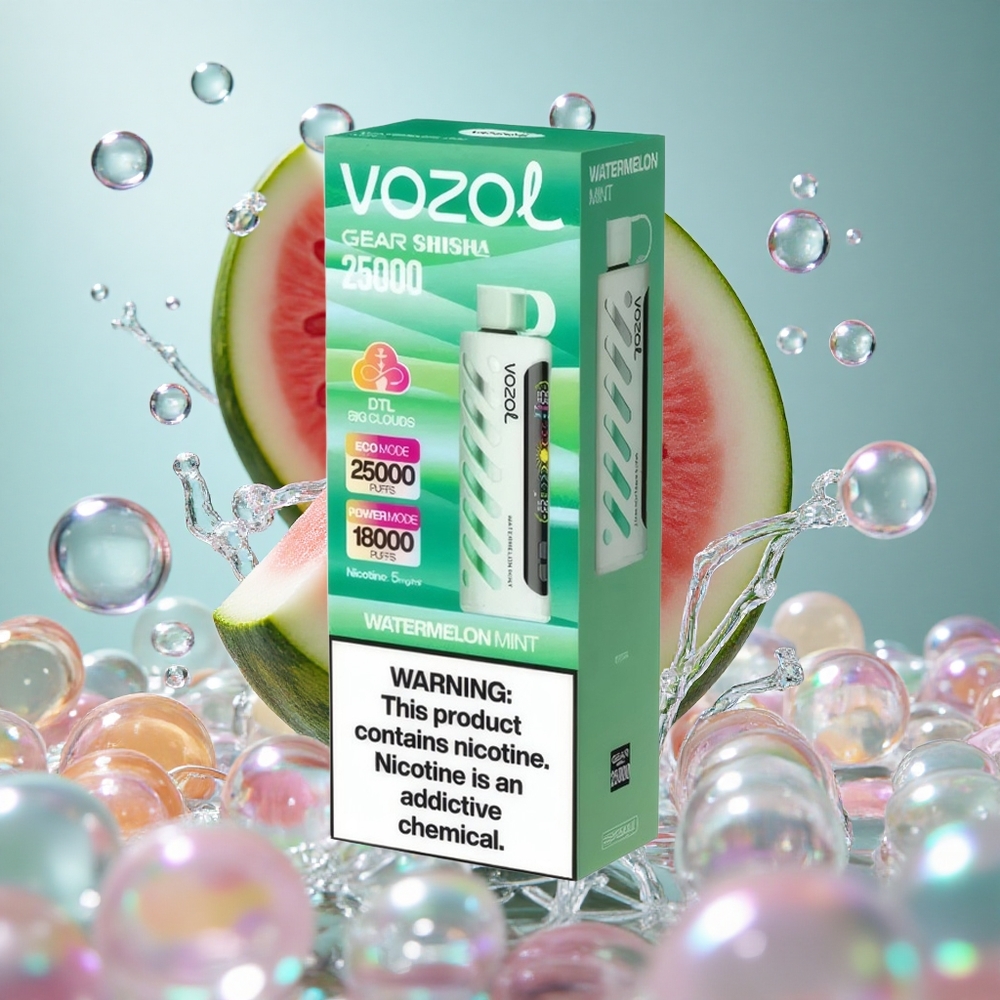 Лубеница-нана VOZOL Gear Shisha 25000 Puffs S.i.L.C Tech