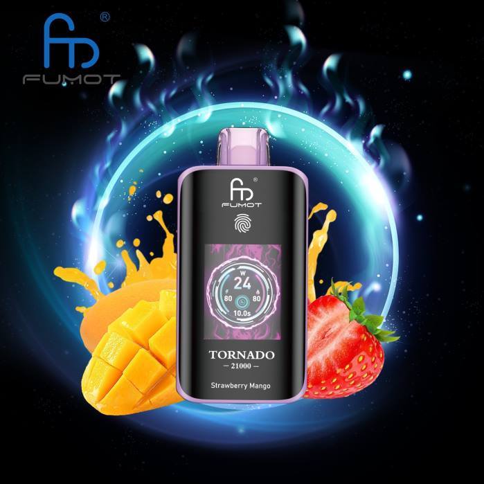 Fumot Tornado 25000 вапе за једнократну употребу јагода манго DLZ411 Fumot Vape Srbija