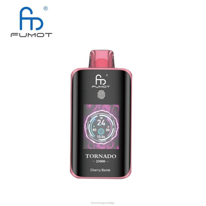 Fumot Tornado 25000 вапе за једнократну употребу трешња бомба DLZ44 Fumot Factory