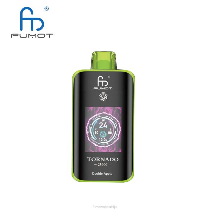 Fumot Tornado 25000 вапе за једнократну употребу дупла јабука DLZ45 Fumot Vape Price