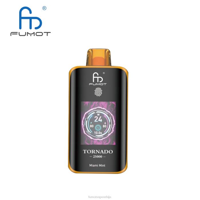 Fumot Tornado 25000 вапе за једнократну употребу миами минт DLZ48 Fumot Tech