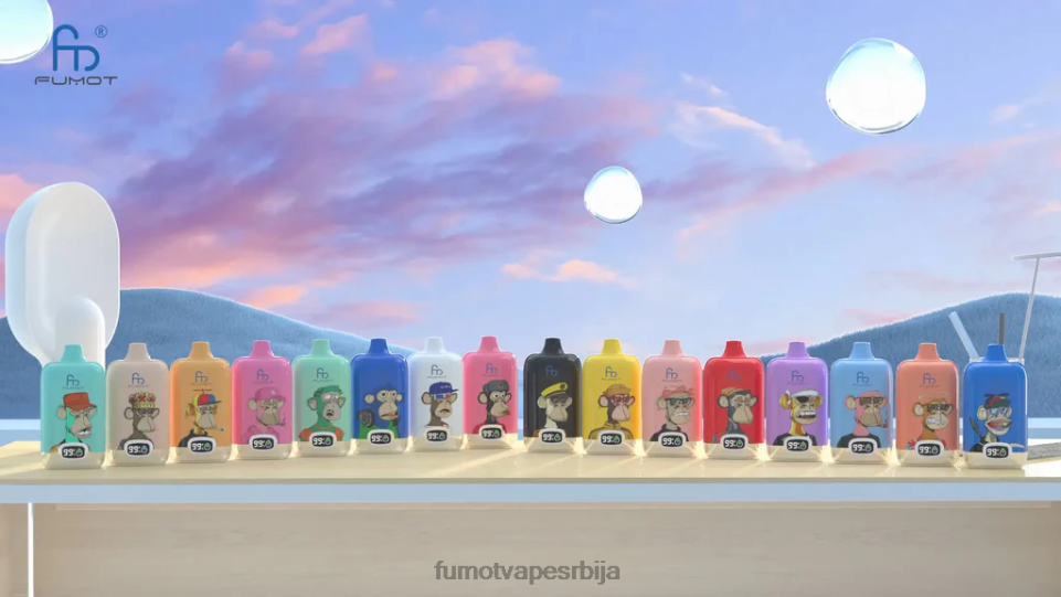 Fumot Digital Box T0VLT155 вимто за једнократну употребу вапе под 12000 - 20мл (1 комад) Fumot vape price