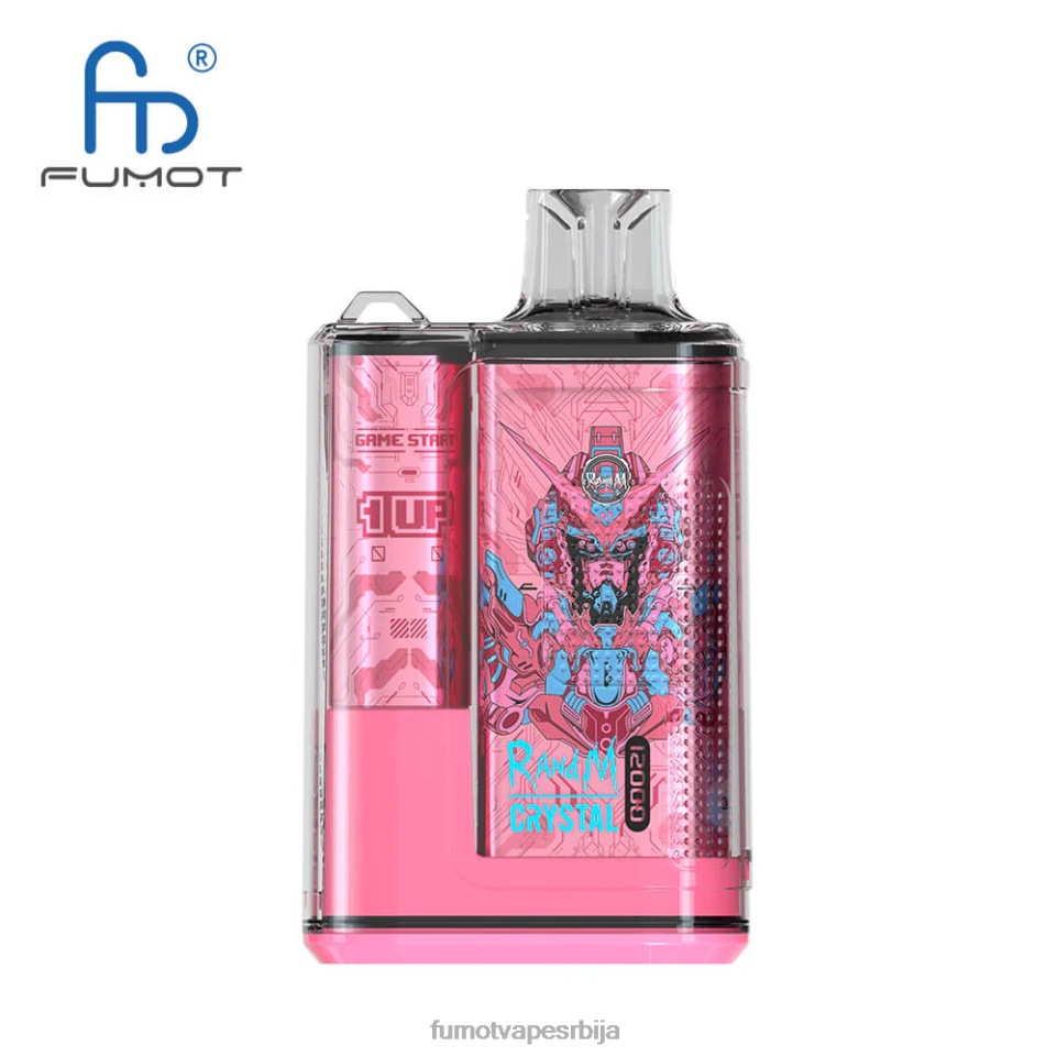 Fumot Crystal T0VLT252 алое грожђе 12000 Вапе кутија за једнократну употребу - 20мл (1 комад) Fumot cena