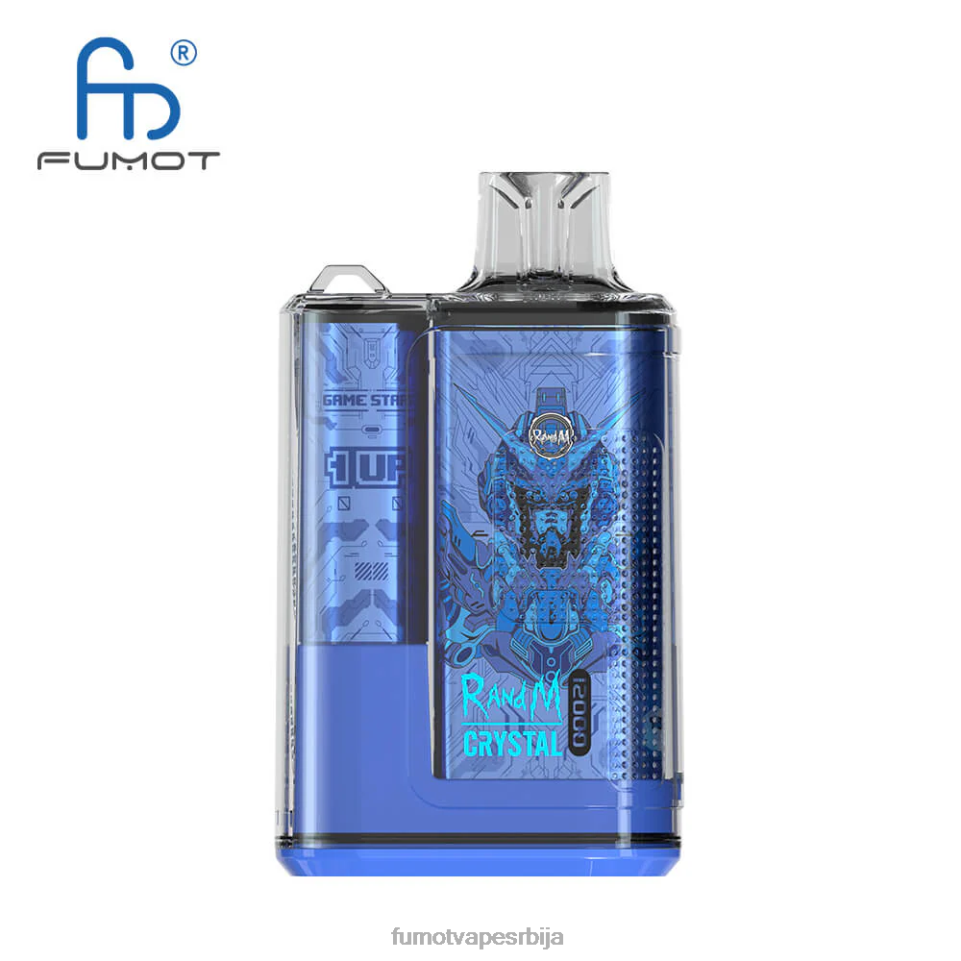 Fumot Crystal T0VLT254 лед од банане 12000 Вапе кутија за једнократну употребу - 20мл (1 комад) Fumot factory