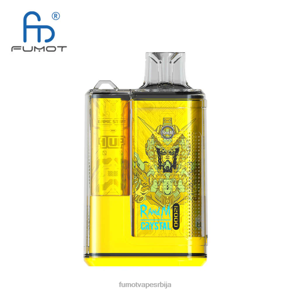 Fumot Crystal T0VLT258 плава разз лимунада 12000 Вапе кутија за једнократну употребу - 20мл (1 комад) Fumot tech