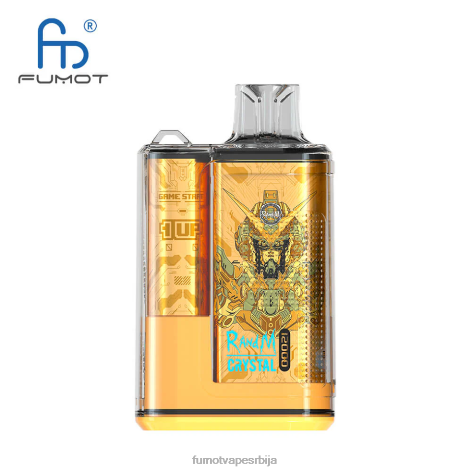 Fumot Crystal T0VLT258 плава разз лимунада 12000 Вапе кутија за једнократну употребу - 20мл (1 комад) Fumot tech