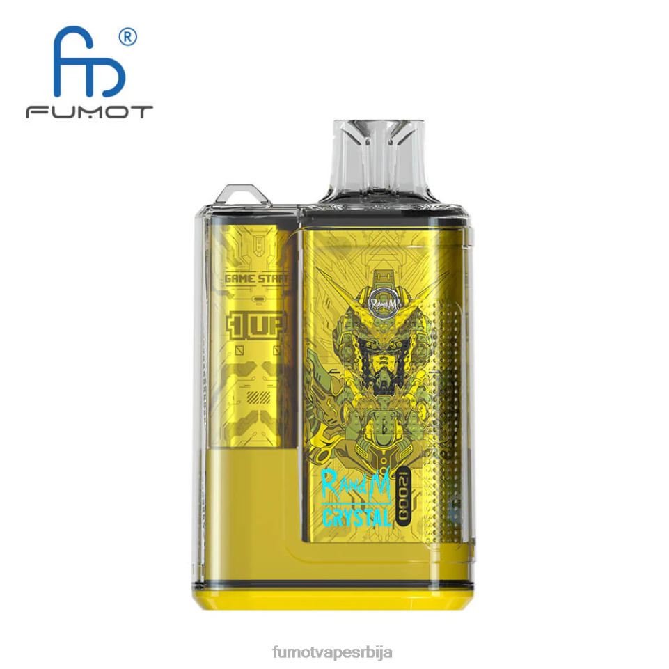 Fumot Crystal T0VLT259 жвака од боровнице 12000 Вапе кутија за једнократну употребу - 20мл (1 комад) Fumot cigarette