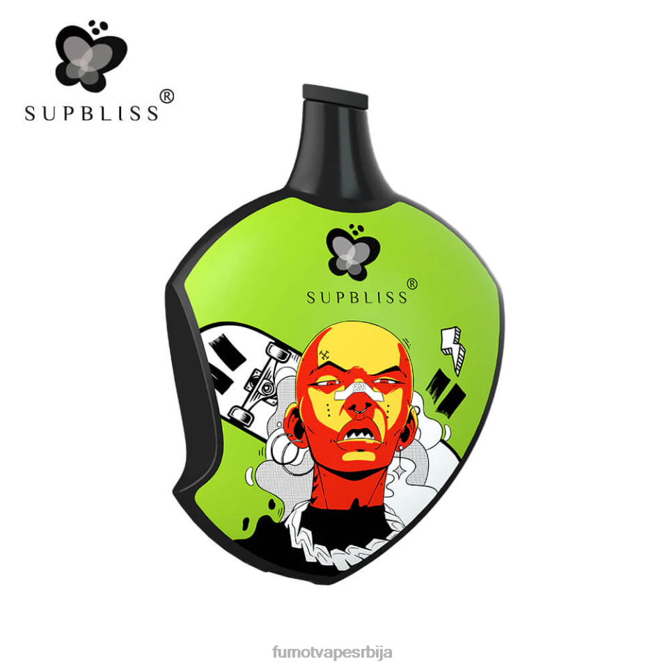 Fumot Supbliss T0VLT458 бресква манго лубеница сп6000 вапе под за једнократну употребу - 12мл (1 комад) Fumot tech