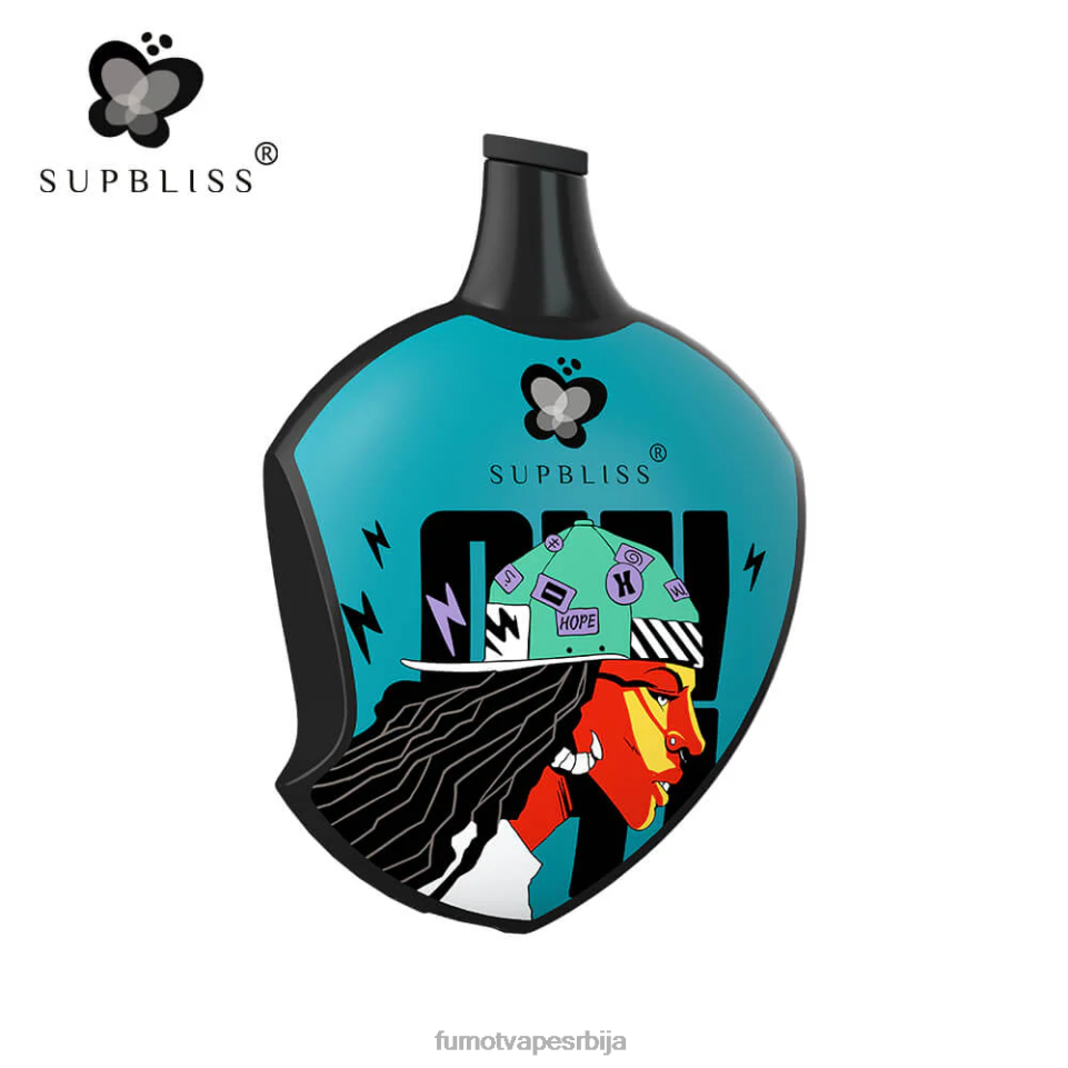 Fumot Supbliss T0VLT458 бресква манго лубеница сп6000 вапе под за једнократну употребу - 12мл (1 комад) Fumot tech