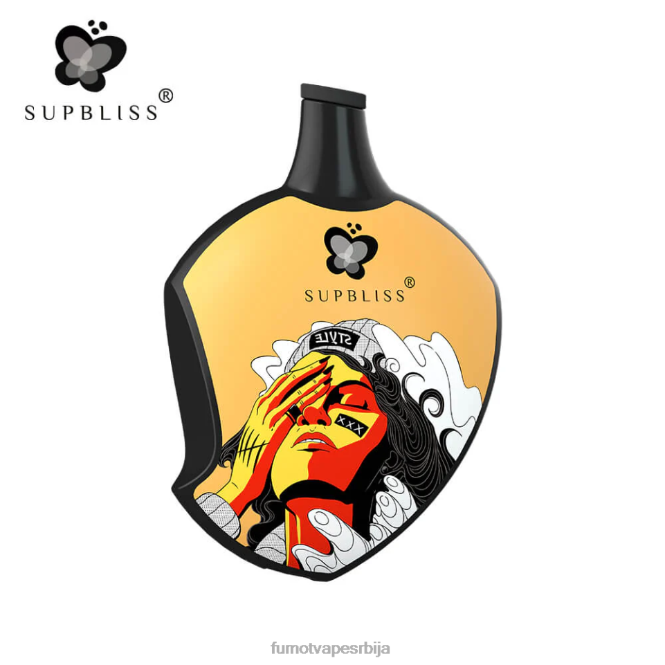 Fumot Supbliss T0VLT458 бресква манго лубеница сп6000 вапе под за једнократну употребу - 12мл (1 комад) Fumot tech