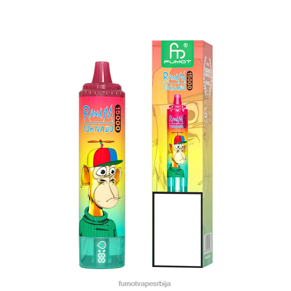 Fumot Tornado T0VLT177 мр блуе 15000 вапе за једнократну употребу - 25мл (1 комад) Fumot vape online shop
