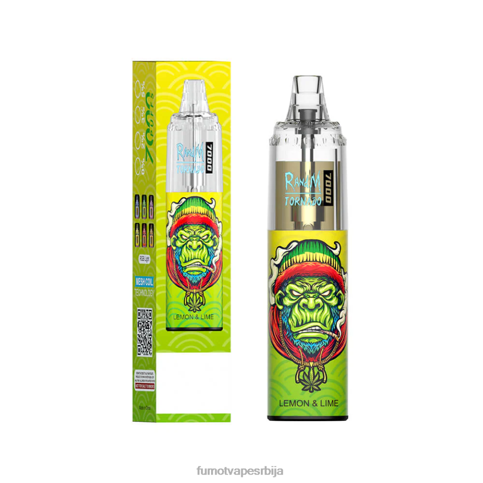 Fumot Tornado T0VLT61 ментол црне рибизле 14мл 7000 једнократна вапе оловка (1 комад) Fumot vape srbija