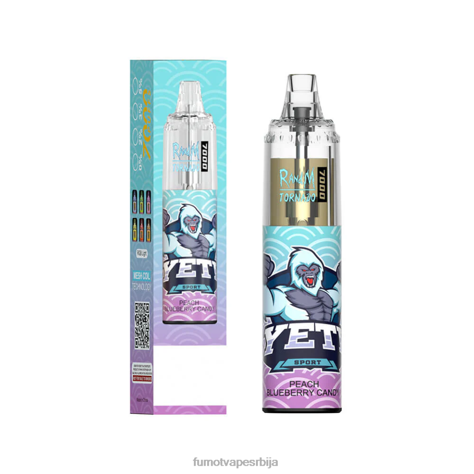 Fumot Tornado T0VLT61 ментол црне рибизле 14мл 7000 једнократна вапе оловка (1 комад) Fumot vape srbija