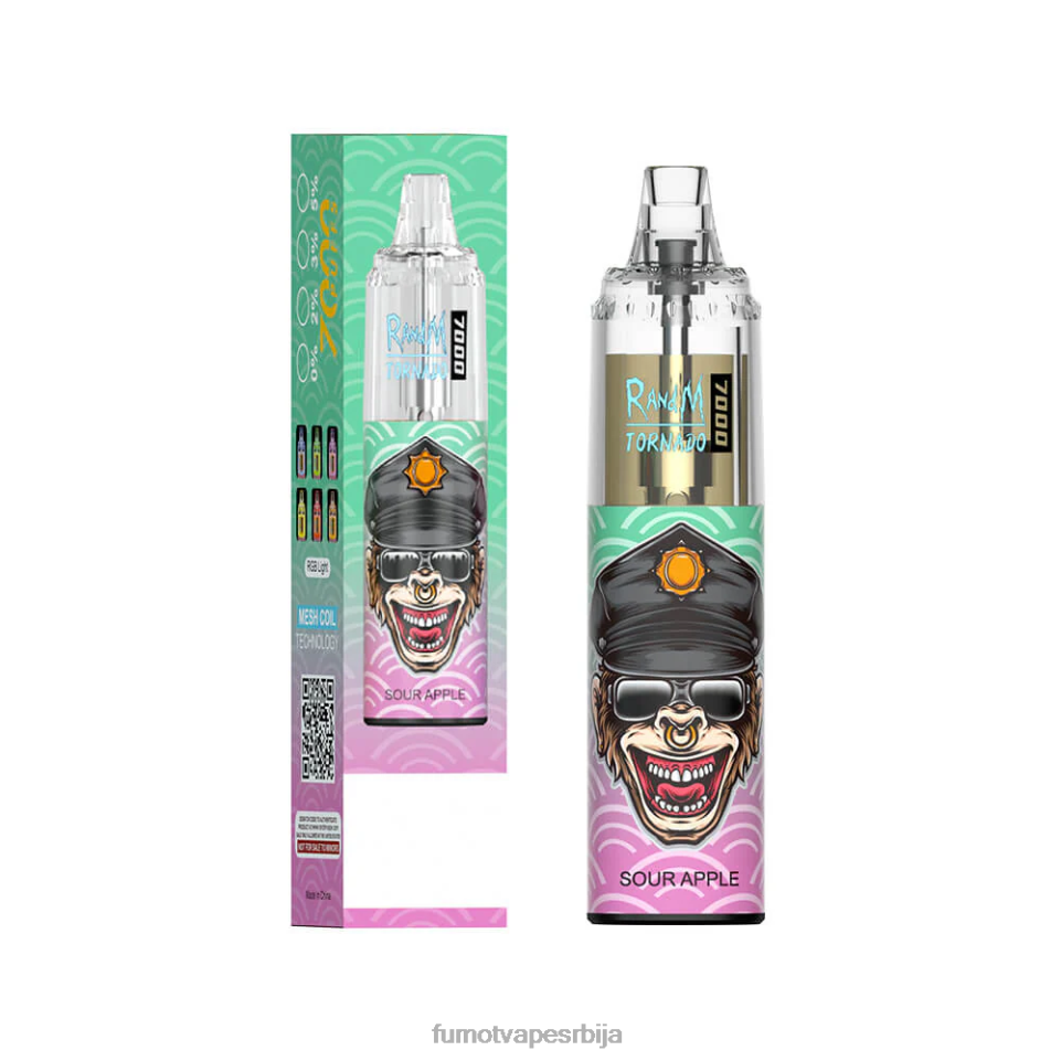 Fumot Tornado T0VLT61 ментол црне рибизле 14мл 7000 једнократна вапе оловка (1 комад) Fumot vape srbija