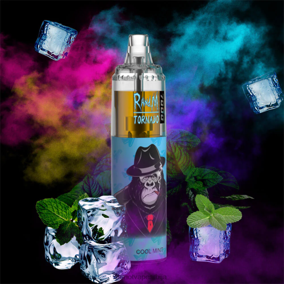 Fumot Tornado T0VLT61 ментол црне рибизле 14мл 7000 једнократна вапе оловка (1 комад) Fumot vape srbija