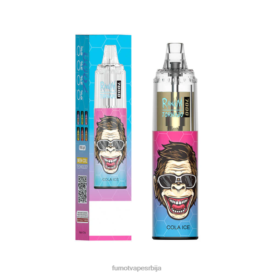 Fumot Tornado T0VLT61 ментол црне рибизле 14мл 7000 једнократна вапе оловка (1 комад) Fumot vape srbija