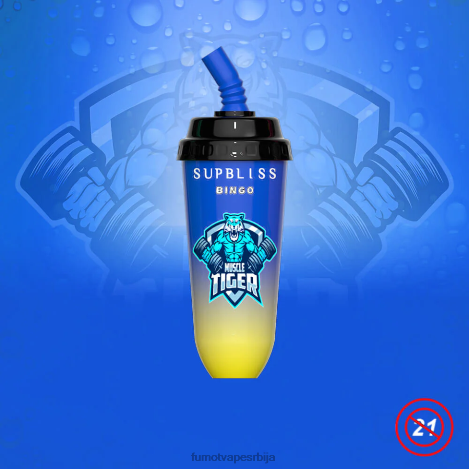 Fumot Supbliss Bingo T0VLT409 јагода манго 16мл 8000 вапе под уређај за једнократну употребу (1 комад) Fumot cigarette