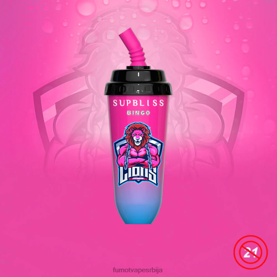 Fumot Supbliss Bingo T0VLT409 јагода манго 16мл 8000 вапе под уређај за једнократну употребу (1 комад) Fumot cigarette
