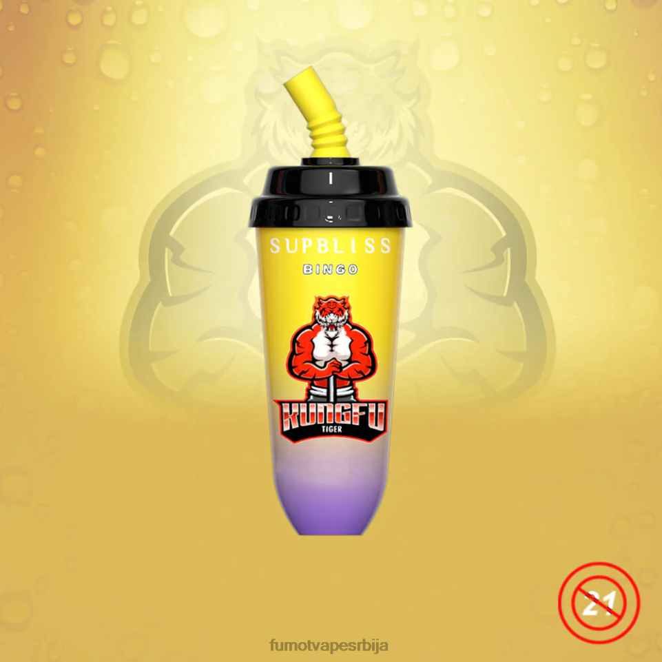 Fumot Supbliss Bingo T0VLT409 јагода манго 16мл 8000 вапе под уређај за једнократну употребу (1 комад) Fumot cigarette