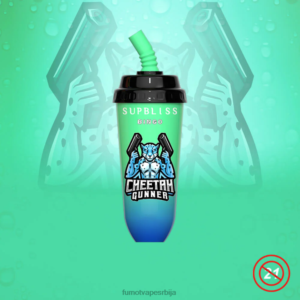 Fumot Supbliss Bingo T0VLT409 јагода манго 16мл 8000 вапе под уређај за једнократну употребу (1 комад) Fumot cigarette