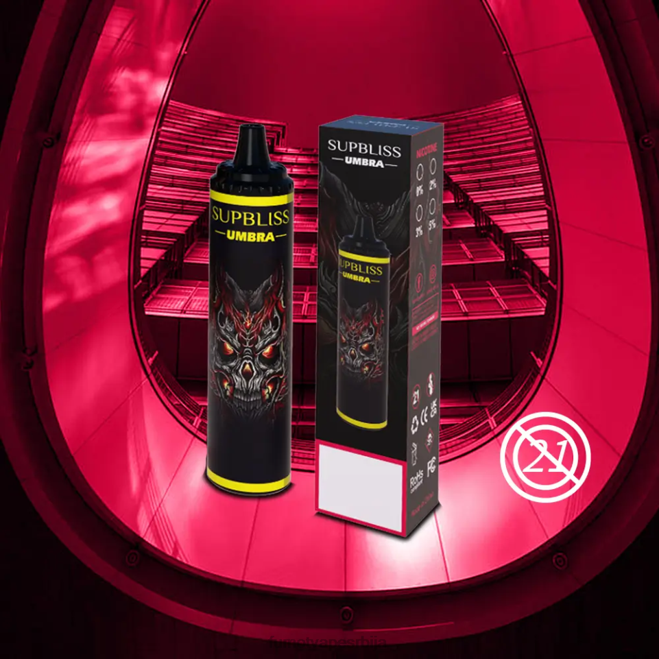 Fumot Supbliss Umbra T0VLT479 мешане бобице 10000 (1 комад) једнократна вапе оловка - 20мл Fumot cigarette