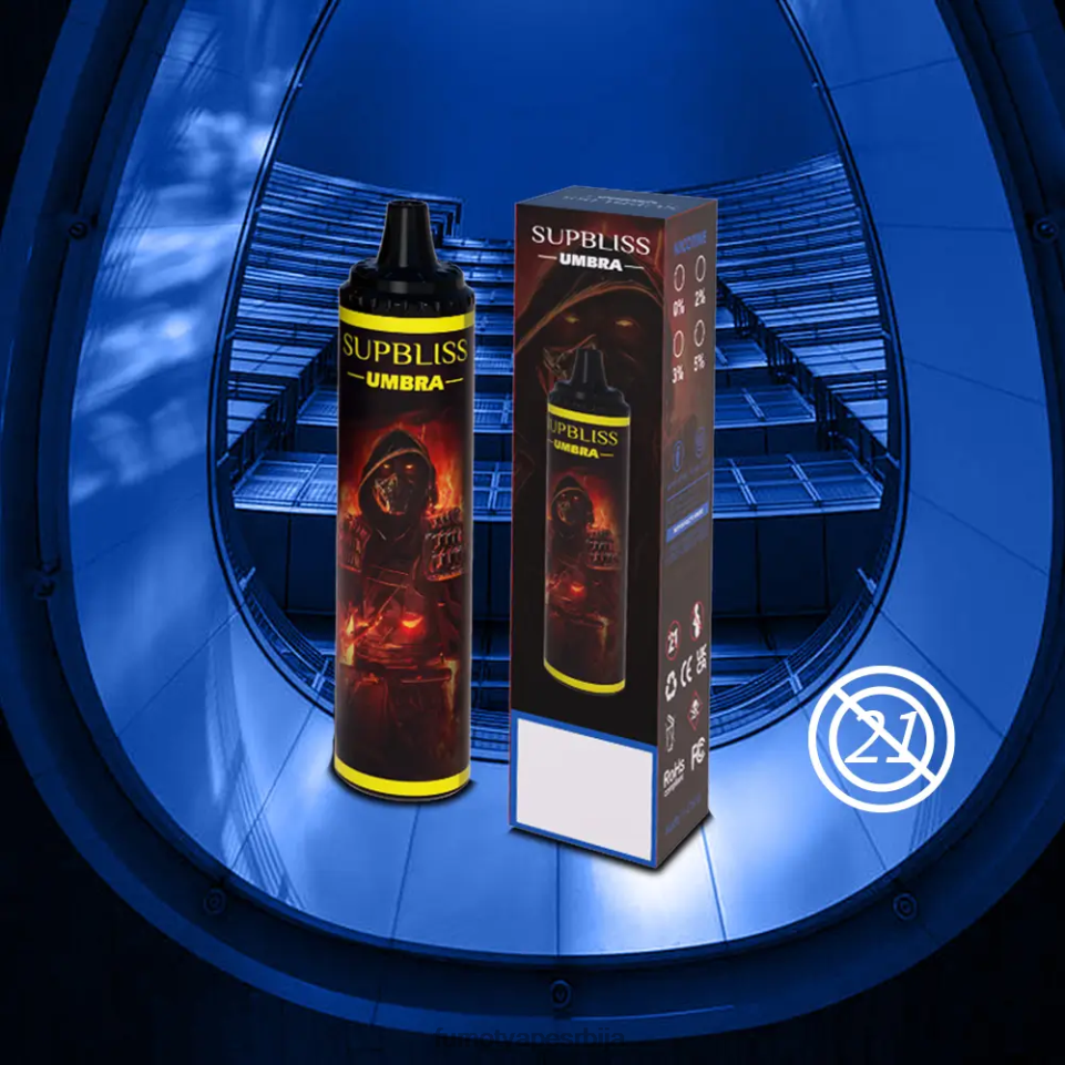 Fumot Supbliss Umbra T0VLT479 мешане бобице 10000 (1 комад) једнократна вапе оловка - 20мл Fumot cigarette