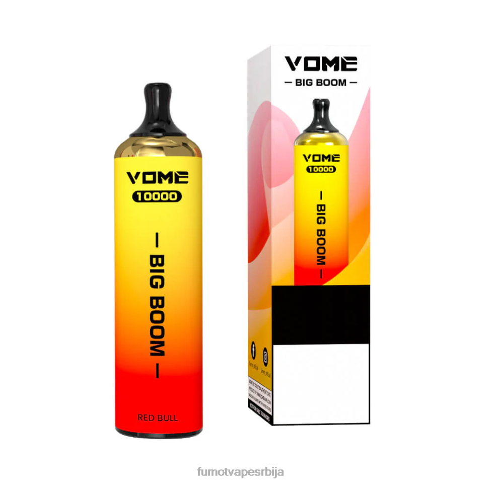 Fumot Vome Big Boom T0VLT442 ковница копља Вапе оловка за једнократну употребу 10000 - 20мл (1 комад) Fumot cena