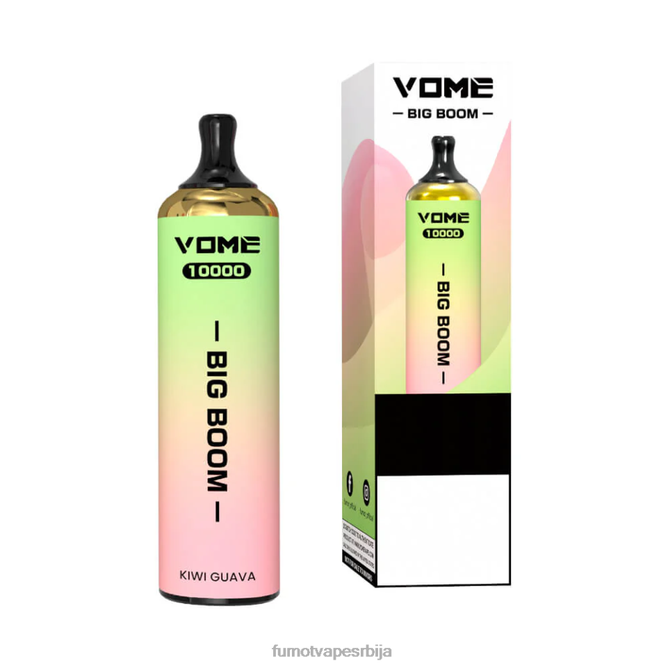 Fumot Vome Big Boom T0VLT448 цола Вапе оловка за једнократну употребу 10000 - 20мл (1 комад) Fumot tech